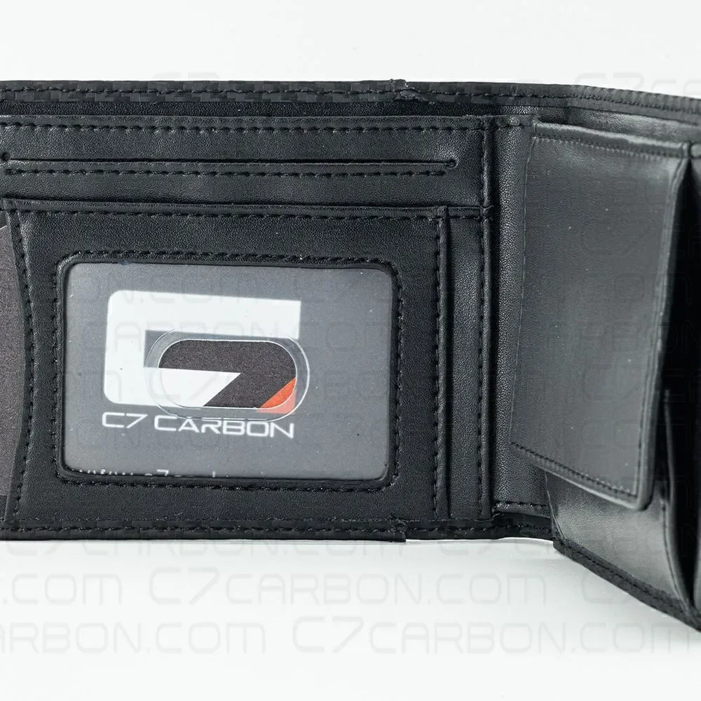 NWT Carbon Fiber Leather Wallet Bifold with RFID Blocking Ships today
